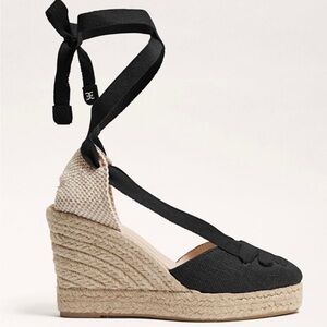 Sam Edelman Women's Margherita Suede Espadrille Wedge Sandals - NWT
